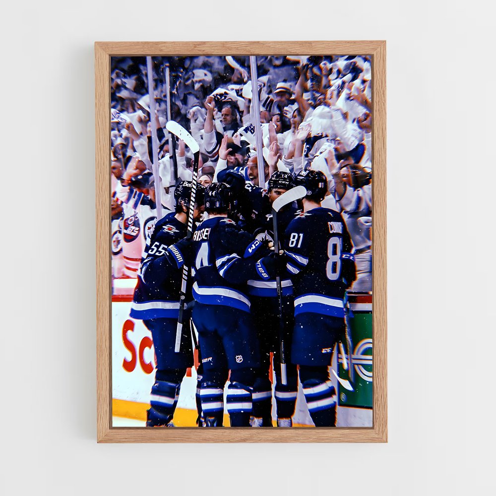 Poster Victoire Canucks – affiche Hockey sur glace (vue 4)